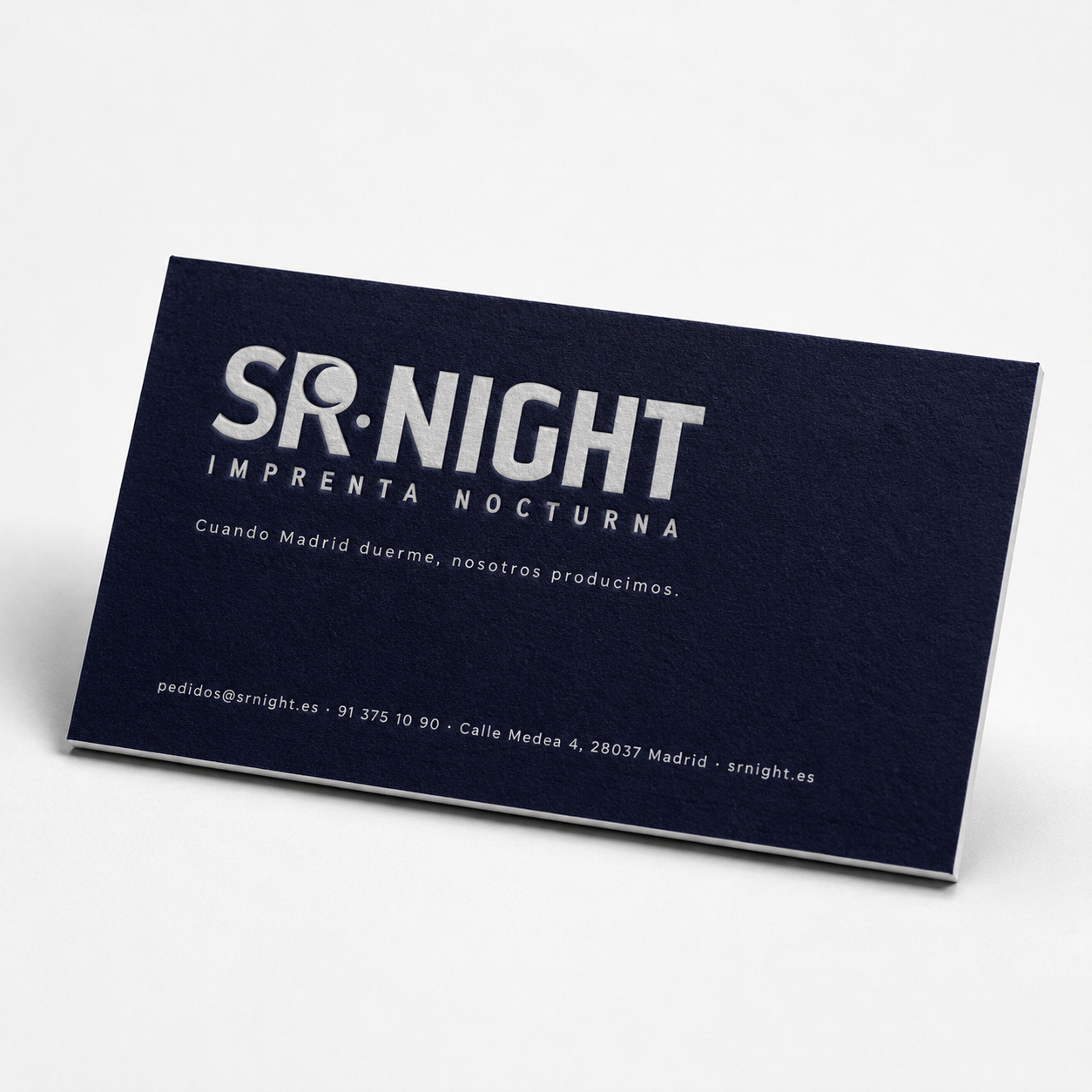 Tarjetas de Visita Blanco y Negro - Imagen 3